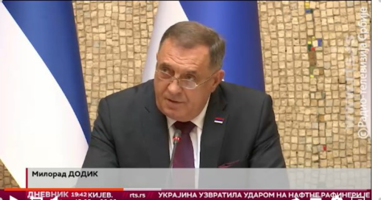 Na RTS Dodik potpisan kao građanin