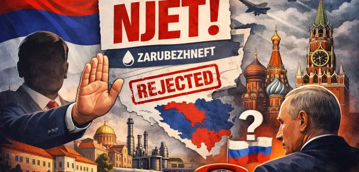 Republika Srpska rekla “njet” Zarubežnjeftu: Kakav će biti odgovor Moskve