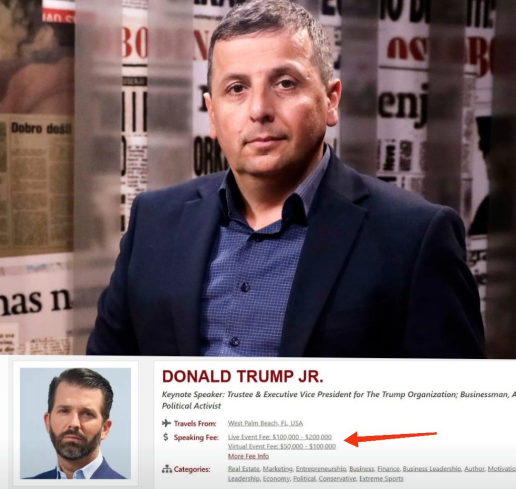 Vukanović smatra da će Trump Jr. otići bogatiji iz Banje Luke, a posjetit će i Bakince