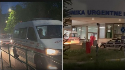 Amir Pašić Faćo hitno prevezenh na Kliniku urgentne medicine, u pratnji policije