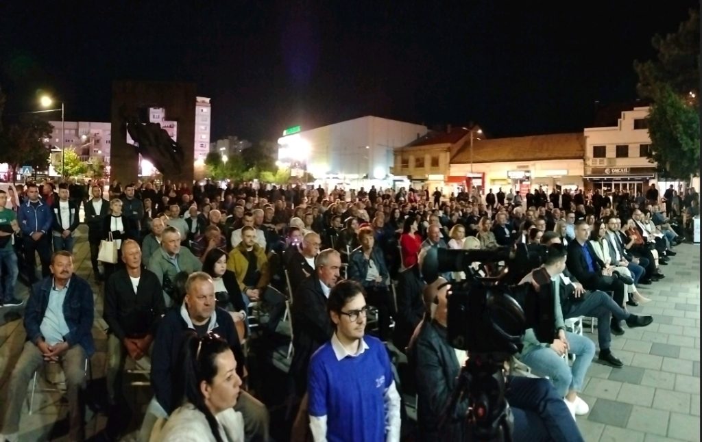 Grandiozan skup u Bijeljini! Vukanović dobio podršku gradonačelnika Petrovića